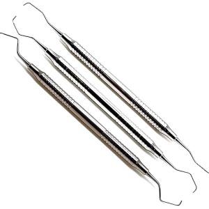 3 Pcs Dental Periodontal Professional Gracey Curettes 1/2, 7/8, 9/10 Surgical Instruments