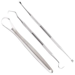 Tongue Scrapers For Adults-Stainless Steel Tongue Scraper Oral Care Tools Easy to Use Maintain a Healthy Mouth Tongue Cleaner, Fresh Breath