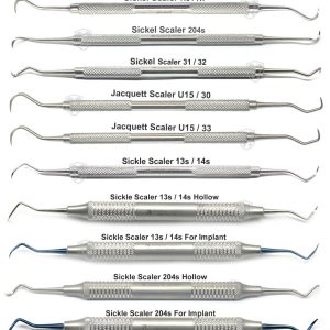 Sickle Scaler Anterior Posterior Hygiene Sickle Scalers Dental Steel Instruments