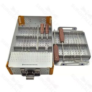 Herbat screw instrument set with box