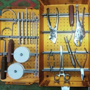 K wire instrument set with box